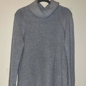 Slouchy Grey Turtleneck